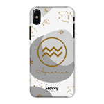 Aquarius-Mobile Phone Cases-iPhone X-Snap-Gloss-Movvy