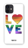 Rainbow Love-Phone Case-iPhone 12-Snap-Gloss-Movvy