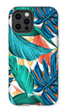 Tropical Leaves-Phone Case-iPhone 12 Pro-Tough-Gloss-Movvy