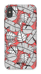 Blush Leaves-Phone Case-iPhone X-Tough-Gloss-Movvy