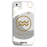 Aquarius-Mobile Phone Cases-iPhone SE (2020)-Snap-Gloss-Movvy