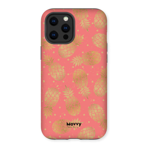 Miami Pineapple-Phone Case-iPhone 12 Pro Max-Tough-Gloss-Movvy