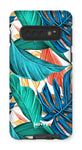 Tropical Leaves-Phone Case-Galaxy S10-Tough-Gloss-Movvy