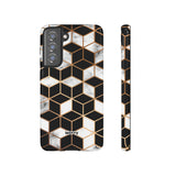 Cubed-Phone Case-Samsung Galaxy S21 FE-Glossy-Movvy