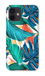Tropical Leaves-Phone Case-iPhone 12-Snap-Gloss-Movvy
