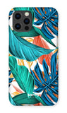 Tropical Leaves-Phone Case-iPhone 12 Pro-Snap-Gloss-Movvy
