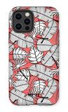 Blush Leaves-Phone Case-iPhone 12 Pro-Tough-Gloss-Movvy