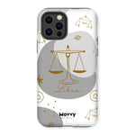 Libra (Scales)-Phone Case-iPhone 12 Pro-Tough-Gloss-Movvy