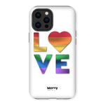 Rainbow Love-Phone Case-iPhone 12 Pro Max-Tough-Gloss-Movvy