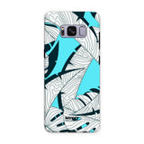 Baby Blue Leaves-Phone Case-Galaxy S8 Plus-Tough-Gloss-Movvy