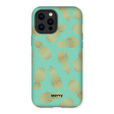 Caribbean Pineapple-Phone Case-iPhone 12 Pro Max-Tough-Gloss-Movvy
