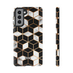 Cubed-Phone Case-Samsung Galaxy S21-Matte-Movvy