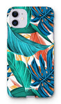 Tropical Leaves-Phone Case-iPhone 11-Snap-Gloss-Movvy