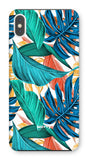 Tropical Leaves-Phone Case-iPhone XS Max-Snap-Gloss-Movvy