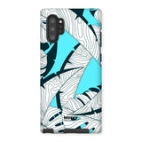 Baby Blue Leaves-Phone Case-Galaxy Note 10P-Tough-Gloss-Movvy