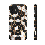 Cubed-Phone Case-iPhone 12 Mini-Glossy-Movvy