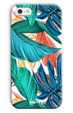 Tropical Leaves-Phone Case-iPhone SE (2020)-Snap-Gloss-Movvy