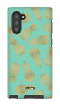 Caribbean Pineapple-Phone Case-Galaxy Note 10-Tough-Gloss-Movvy