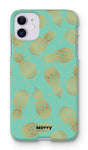 Caribbean Pineapple-Phone Case-iPhone 11-Snap-Gloss-Movvy