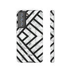 Lined-Phone Case-Samsung Galaxy S21 FE-Glossy-Movvy