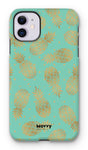 Caribbean Pineapple-Phone Case-iPhone 11-Tough-Gloss-Movvy