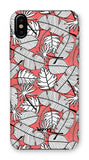 Blush Leaves-Phone Case-iPhone XS-Snap-Gloss-Movvy