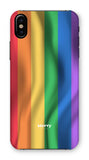 Pride Flag-Phone Case-iPhone XS-Snap-Gloss-Movvy