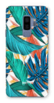 Tropical Leaves-Phone Case-Galaxy S9 Plus-Snap-Gloss-Movvy