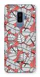 Blush Leaves-Phone Case-Galaxy S9 Plus-Snap-Gloss-Movvy
