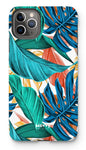 Tropical Leaves-Phone Case-iPhone 11 Pro Max-Tough-Gloss-Movvy