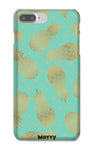 Caribbean Pineapple-Phone Case-iPhone 8 Plus-Snap-Gloss-Movvy