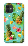 Hawaii Pineapple-Phone Case-iPhone 12 Mini-Snap-Gloss-Movvy