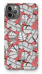 Blush Leaves-Phone Case-iPhone 11 Pro Max-Tough-Gloss-Movvy