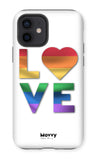 Rainbow Love-Phone Case-iPhone 12-Tough-Gloss-Movvy