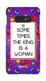 The King-Phone Case-Galaxy S10E-Snap-Gloss-Movvy