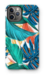 Tropical Leaves-Phone Case-iPhone 11 Pro-Tough-Gloss-Movvy