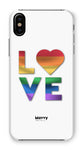 Rainbow Love-Phone Case-iPhone XS-Snap-Gloss-Movvy