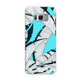 Baby Blue Leaves-Phone Case-Galaxy S8-Tough-Gloss-Movvy