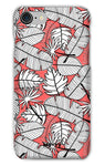 Blush Leaves-Phone Case-iPhone 8-Snap-Gloss-Movvy