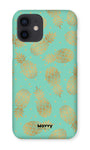 Caribbean Pineapple-Phone Case-iPhone 12-Snap-Gloss-Movvy