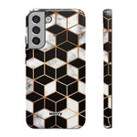 Cubed-Phone Case-Samsung Galaxy S22 Plus-Glossy-Movvy