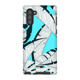 Baby Blue Leaves-Phone Case-Galaxy Note 10-Tough-Gloss-Movvy