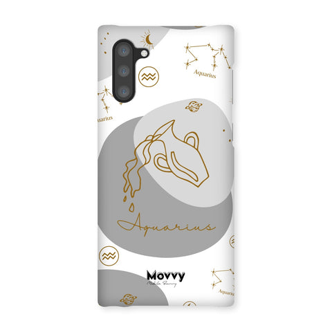 Aquarius (Water Bearer)-Phone Case-Galaxy Note 10-Snap-Gloss-Movvy