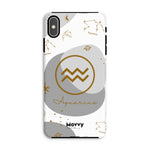 Aquarius-Mobile Phone Cases-iPhone XS Max-Tough-Gloss-Movvy