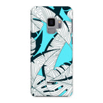 Baby Blue Leaves-Phone Case-Galaxy S9-Snap-Gloss-Movvy