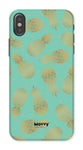 Caribbean Pineapple-Phone Case-iPhone X-Tough-Gloss-Movvy