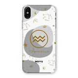 Aquarius-Mobile Phone Cases-iPhone XS-Snap-Gloss-Movvy