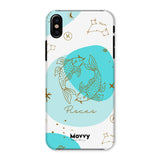 Pisces (Two Fish)-Mobile Phone Cases-iPhone X-Snap-Gloss-Movvy