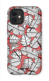 Blush Leaves-Phone Case-iPhone 12 Mini-Tough-Gloss-Movvy