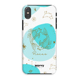 Pisces (Two Fish)-Mobile Phone Cases-iPhone XS-Tough-Gloss-Movvy